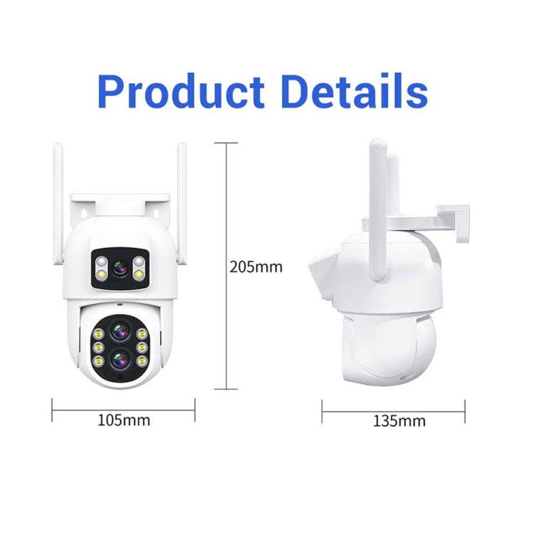 ESCAM QF500 5+5MP Motion Detection WiFi Intelligent 10X Optical Zoom Camera, QF500 ESCAM QF500 5+5MP Motion Detection WiFi Intelligent 10X Optical Zoom Camera, QF500
